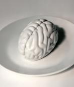 brain salt & pepper shaker :: #